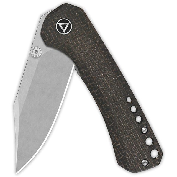QS145A1_add_03.jpg QSP Knife Kestrel Linerlock - 14C28N Dark Brown Micarta