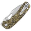 QS146A1_add_01.jpg QSP Hornbill Linerlock Golden Carbon Fiber Folding Knife S35VN