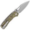 QS146A1_add_02.jpg QSP Hornbill Linerlock Golden Carbon Fiber Folding Knife S35VN