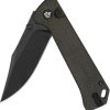 QS147A2_add_03.jpg QSP Grebe Button Lock Brown Micarta Folding Knife 14C28N