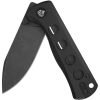 QSP Knife Canary Linerlock Drop Point Black Blade Black G10