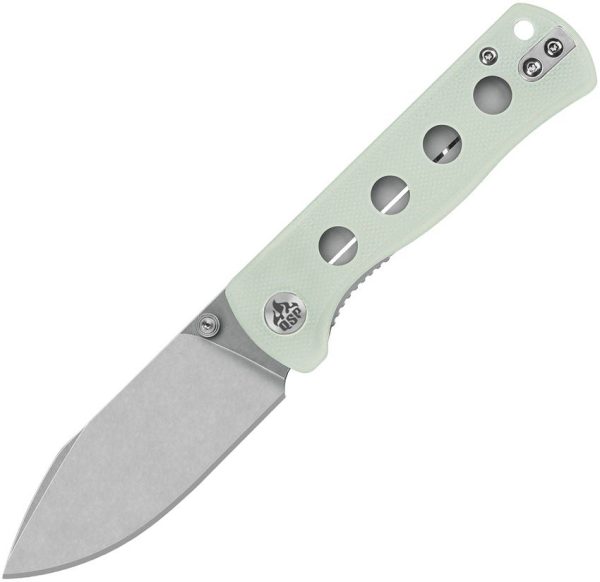 QS150E1.jpg QSP Canary Linerlock Jade G10 Folding Knife