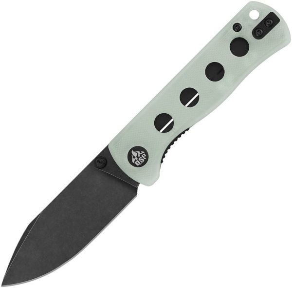QS150E2.jpg QSP Canary Linerlock Jade G10 Black Blade