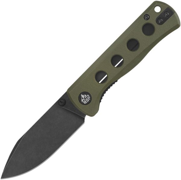 QS150F2.jpg QSP Canary Linerlock Olive G10 Black Blade
