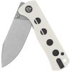 QSP Canary Linerlock White G10 Folding Knife