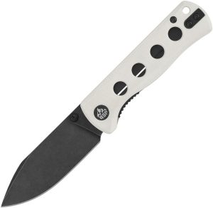 QSP Canary Linerlock White G10 Black Blade