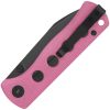 QSP Knife Canary Linerlock Pink G10 Black Blade