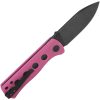 QSP Knife Canary Linerlock Pink G10 Black Blade