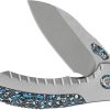 QSP Capybara Framelock Ti CF Folding Knife M390 Blade