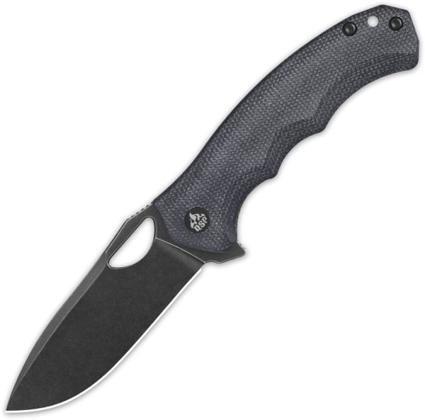 QSP Gorilla Linerlock Black Micarta 14C28N Folding Knife