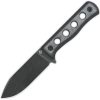 QS155B2.jpg QSP Canary Fixed Blade Black Micarta Cr8Mo2VSi Knife
