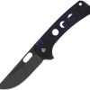 QSP Unicorn Button Lock Folding Knife Purple G10 14C28N