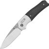 QSP Vault Glyde Lock Black Micarta Folding Knife 14C28N