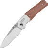 QSP Vault Glyde Lock Folding Knife Tan Micarta 14C28N