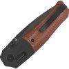 QSP Vault Glyde Lock Tan Micarta Folding Knife 14C28N