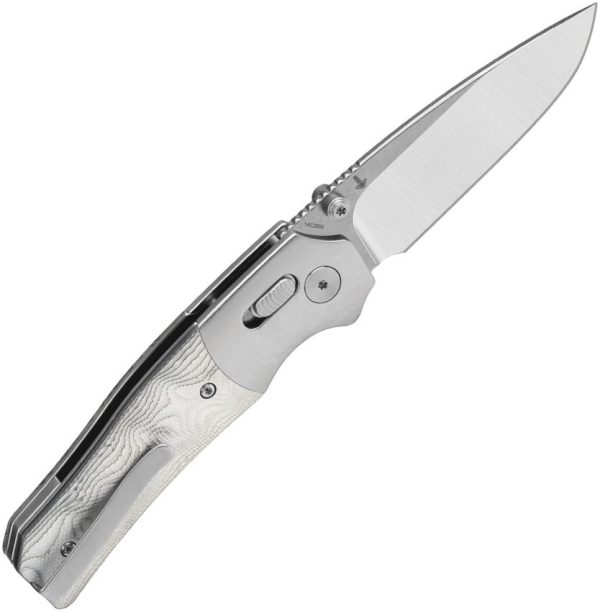QSP Vault Glyde Lock Folding Knife 14C28N Aluminum Handle