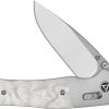 QSP Vault Glyde Lock Folding Knife 14C28N Aluminum Handle