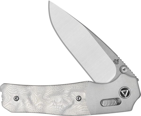 QSP Vault Glyde Lock Folding Knife 14C28N Aluminum Handle