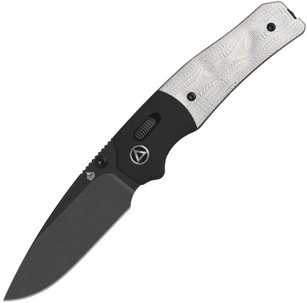 QSP Vault Glyde Lock Folding Knife 14C28N Stonewash Aluminum