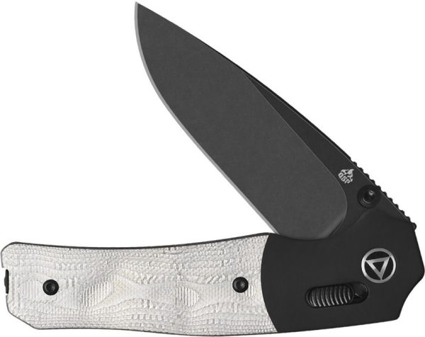 QSP Vault Glyde Lock Folding Knife 14C28N Stonewash Aluminum