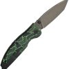 QSP Turtle Punk Linerlock Folding Knife 14C28N Tanto Blade