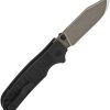 QSP Knife Kali Button Lock Black G10 - Ceramic Coated
