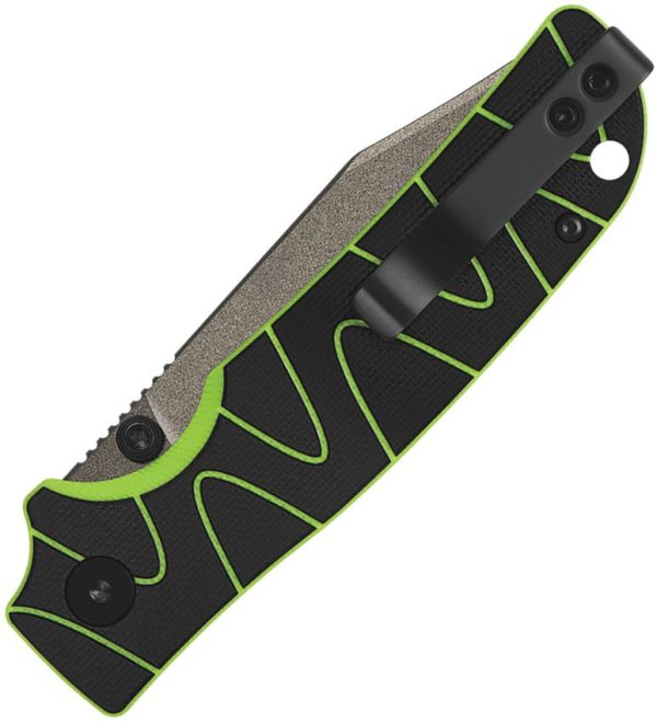 Kali Button Lock Black/neon