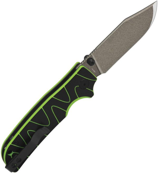 Kali Button Lock Black/neon