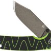 Kali Button Lock Black/neon