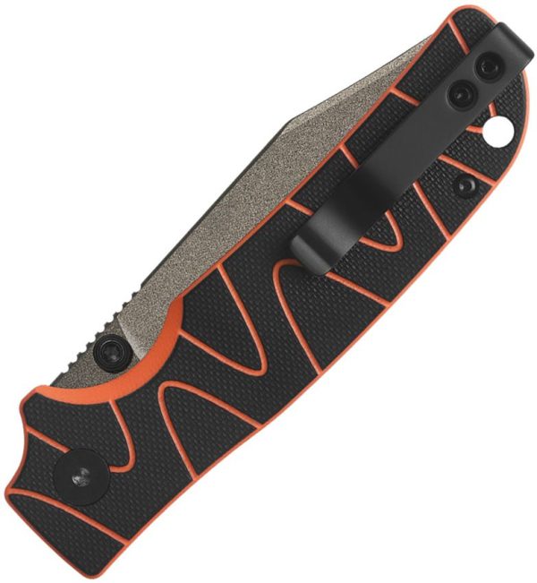 Kali Button Lock Black/org