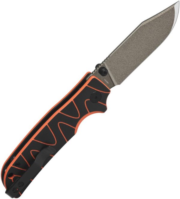 Kali Button Lock Black/org