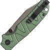 Kali Button Lock Green