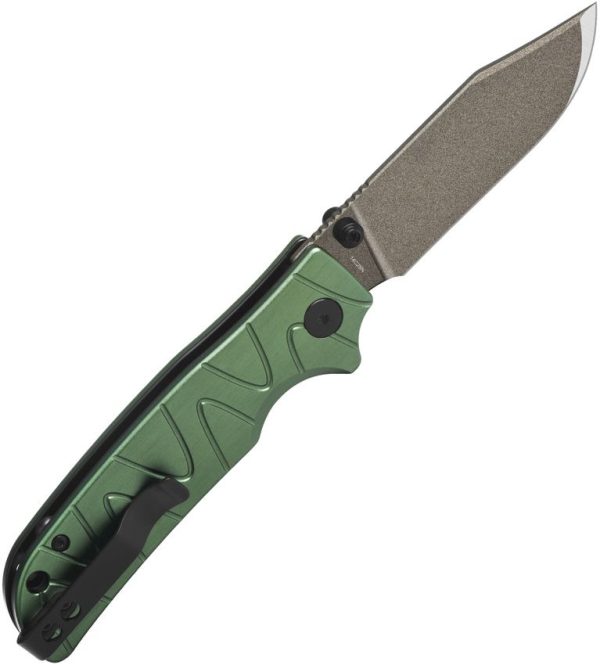 Kali Button Lock Green