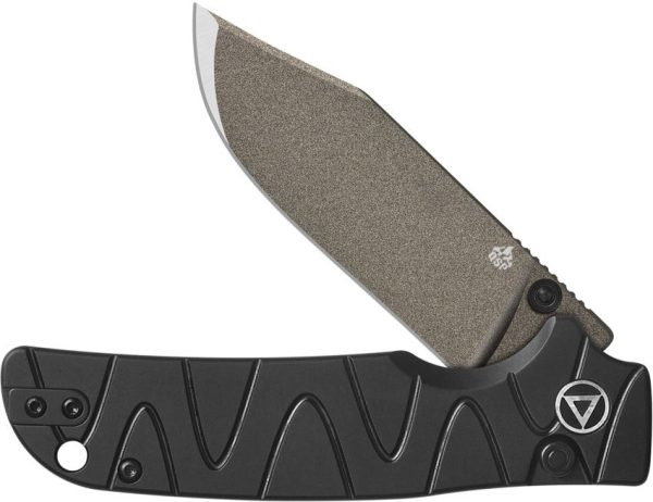Kali Button Lock Black Al