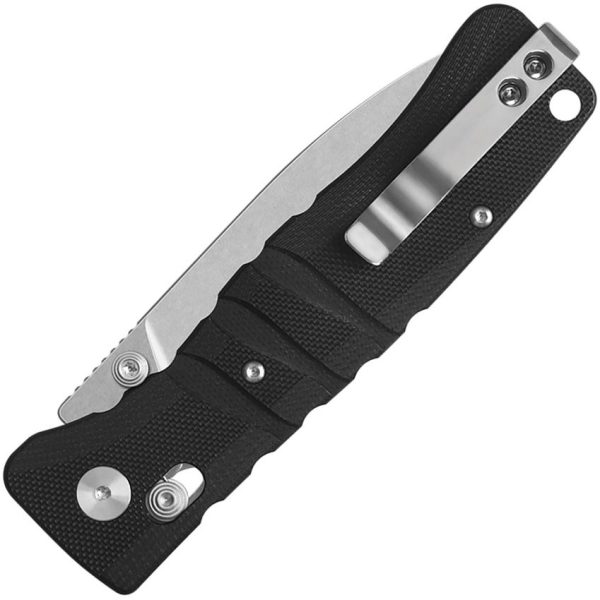 QSP Ripley Glyde Lock Black G10 Folding Knife 14C28N Stainless