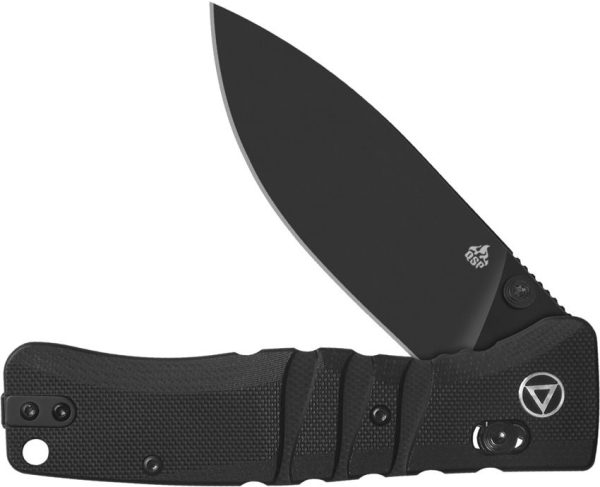QSP Ripley Glyde Lock Black G10 Folding Knife 14C28N Steel