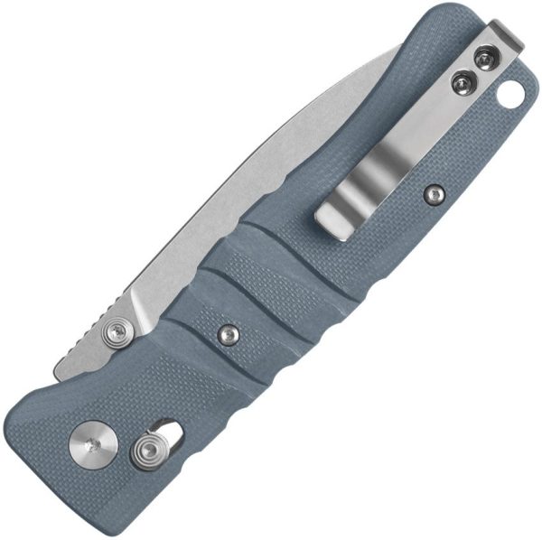 QSP Ripley Glyde Lock Gray G10 Folding Knife 14C28N Blade