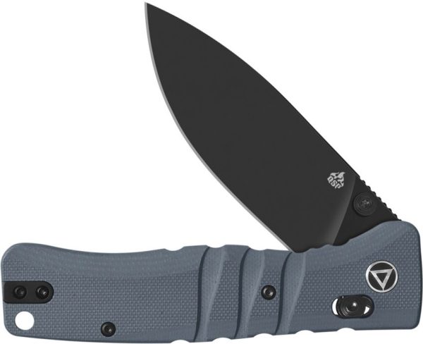 QSP Ripley Glyde Lock Gray G10 Folding Knife 14C28N Blade