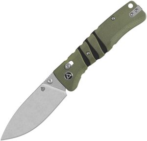 QSP Ripley Glyde Lock Green G10 Folding Knife 14C28N Blade