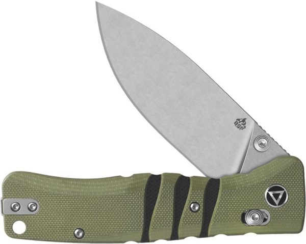 QSP Ripley Glyde Lock Green G10 Folding Knife 14C28N Blade