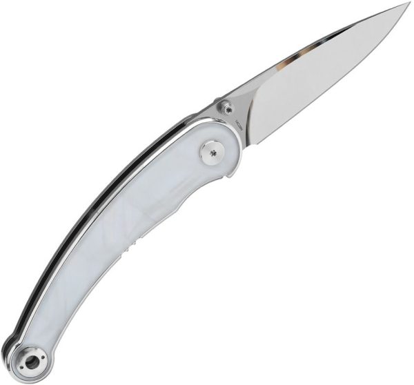 QS161C_add_02.jpg QSP Dolphin Linerlock Pearl Folding Knife 14C28N Spear Blade