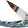 QS161D_add_03.jpg QSP Dolphin Linerlock Abalone Folding Knife 14C28N Sandvik