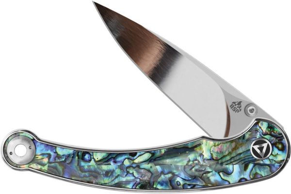 QS161D_add_03.jpg QSP Dolphin Linerlock Abalone Folding Knife 14C28N Sandvik