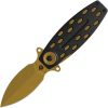 QS162C.jpg QSP Beetle Linerlock Folding Knife 14C28N Black G10 Bronze