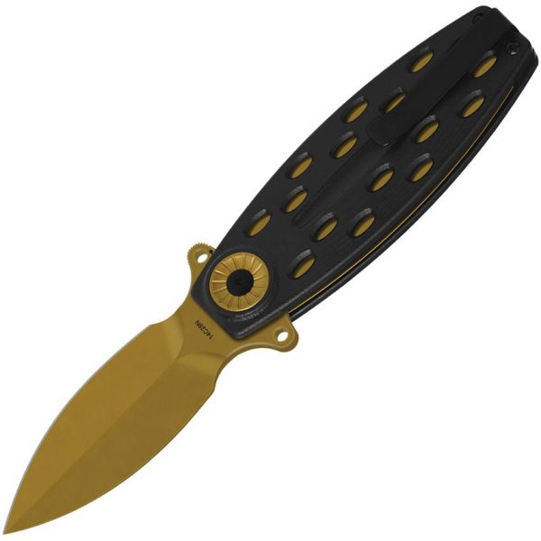 QS162C_add_02.jpg QSP Beetle Linerlock Folding Knife 14C28N Black G10 Bronze