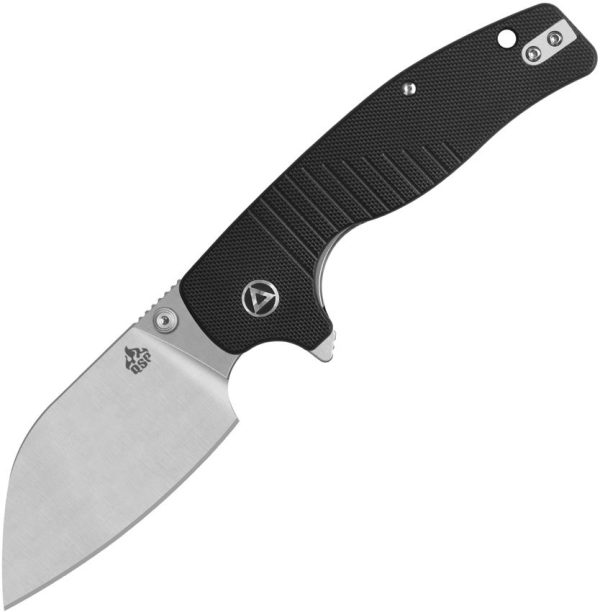 QS163A1.jpg QSP Chefmaster Linerlock Black G10 Folding Knife 14C28N