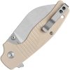 QSP Chefmaster Linerlock Ivory 14C28N Folding Knife