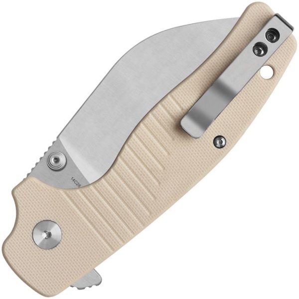 QSP Chefmaster Linerlock Ivory 14C28N Folding Knife
