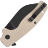 QSP Chefmaster Ivory G10 Folding Knife 14C28N Wharncliffe