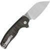 QSP Chefmaster Linerlock Folding Knife Brown Micarta 14C28N